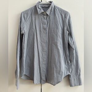 Vince - striped dress shirt, cotton, 8